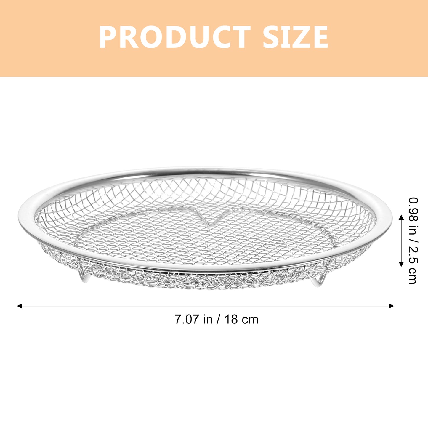 passoire à huile pour friture de 18 cm