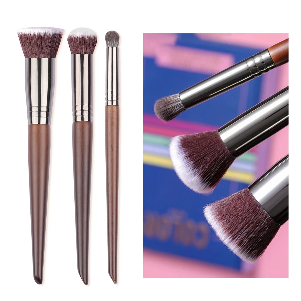 OVW – ensemble de pinceaux de maquillage, outils de beauté, mélange de poudre de fond de teint, doux, professionnel