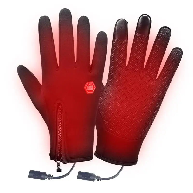 Gants chauffants USB portables pour le cyclisme, mitaines métropolitaines, chauffe-mains, rechargeables, hiver