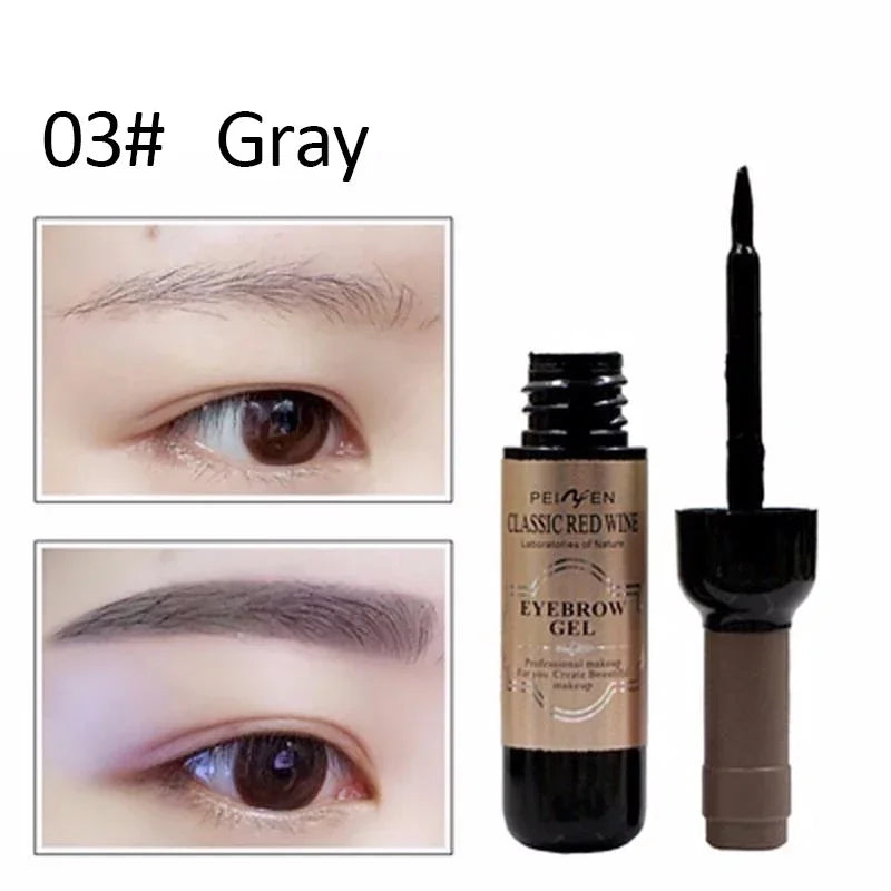 Maquillage pour les yeux Peel Off Eye Brow Gel Cream, Teinte de tatouage longue durée, Teinture imperméable, Maquillage cosmétique, Vente en gros, Continu, 1Pc