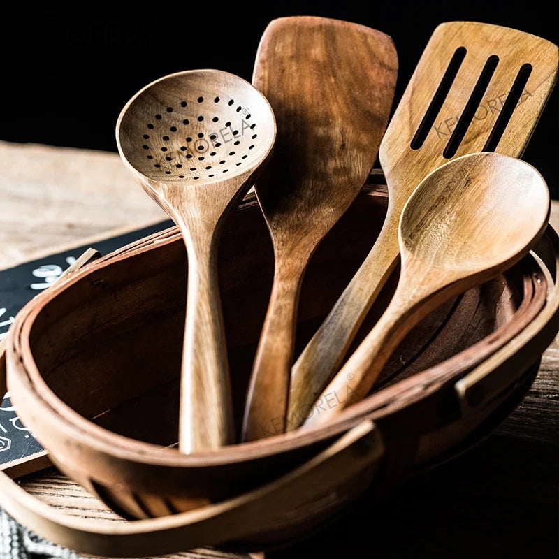 Ensemble de cuillères en bois MAGNIFIQUES