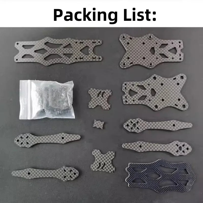 APEX-Kit de cadre en fibre de carbone pour mini importateur, housse de protection des bras, 3 pouces, 150mm, 150 W, épaisseur 4mm, adapté pour FPV Racing Quadcopter