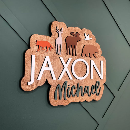 plaque en bois personnalisable