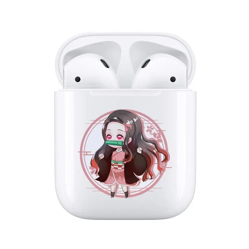 Casque Bluetooth sans fil mesurost Slayer, Anime bidimensionnel, Tanjiro, Nezuko, True Médiateur phones, Sports Médiateur set, Vente en gros, Nouveau