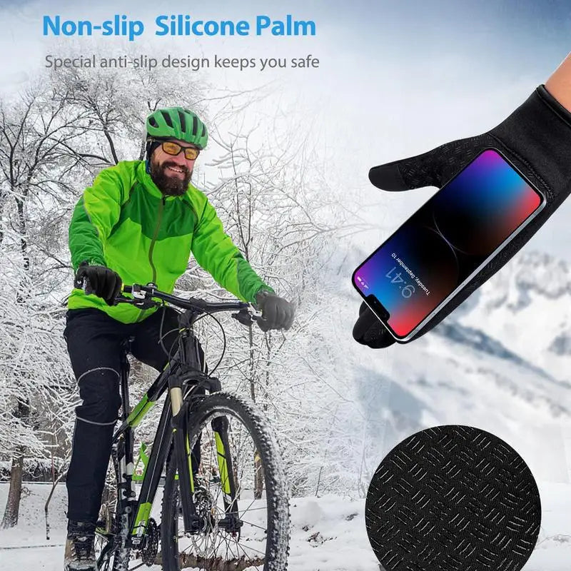 Gants chauffants USB portables pour le cyclisme, mitaines métropolitaines, chauffe-mains, rechargeables, hiver