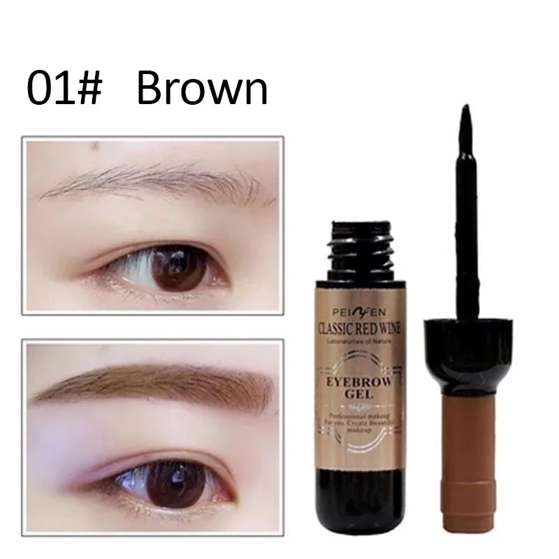 Maquillage pour les yeux Peel Off Eye Brow Gel Cream, Teinte de tatouage longue durée, Teinture imperméable, Maquillage cosmétique, Vente en gros, Continu, 1Pc