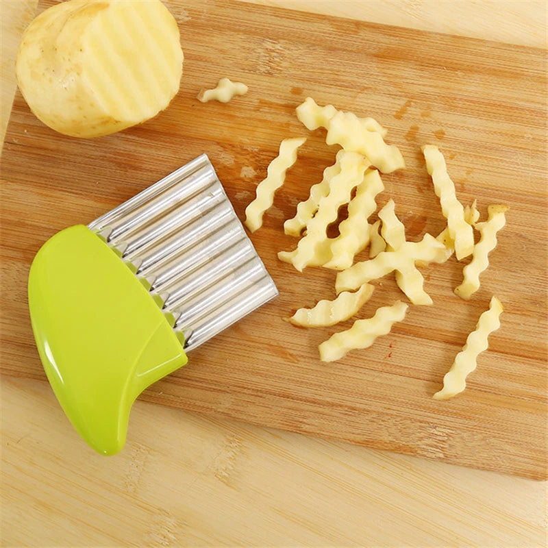 découpe frites ondulées