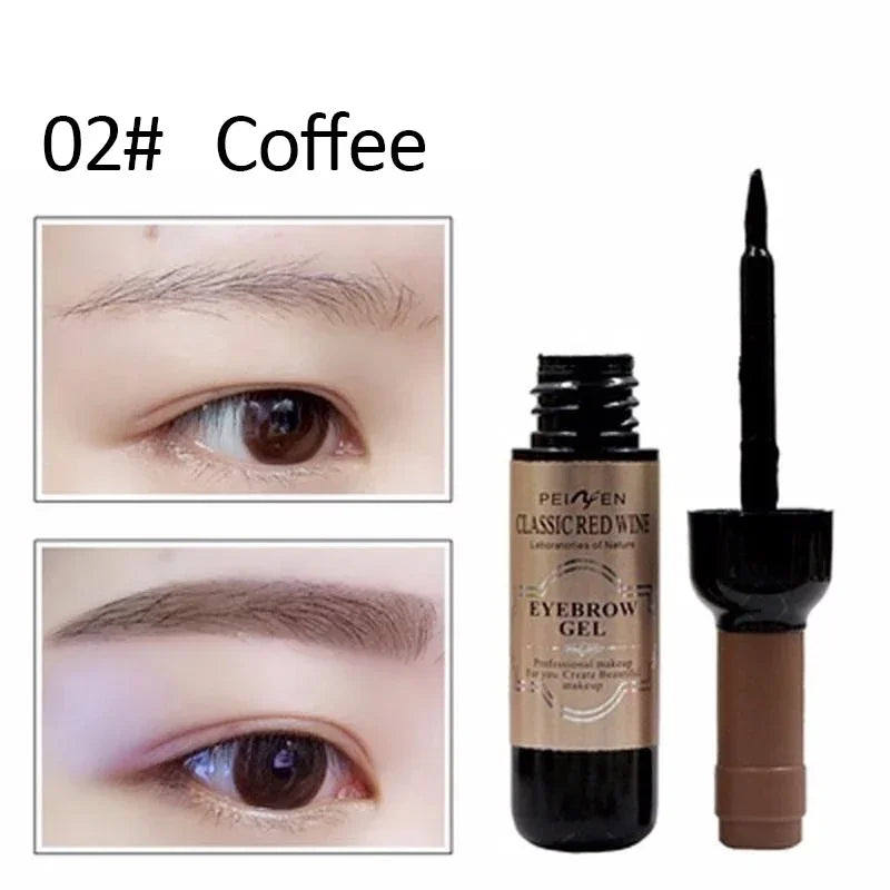 Maquillage pour les yeux Peel Off Eye Brow Gel Cream, Teinte de tatouage longue durée, Teinture imperméable, Maquillage cosmétique, Vente en gros, Continu, 1Pc