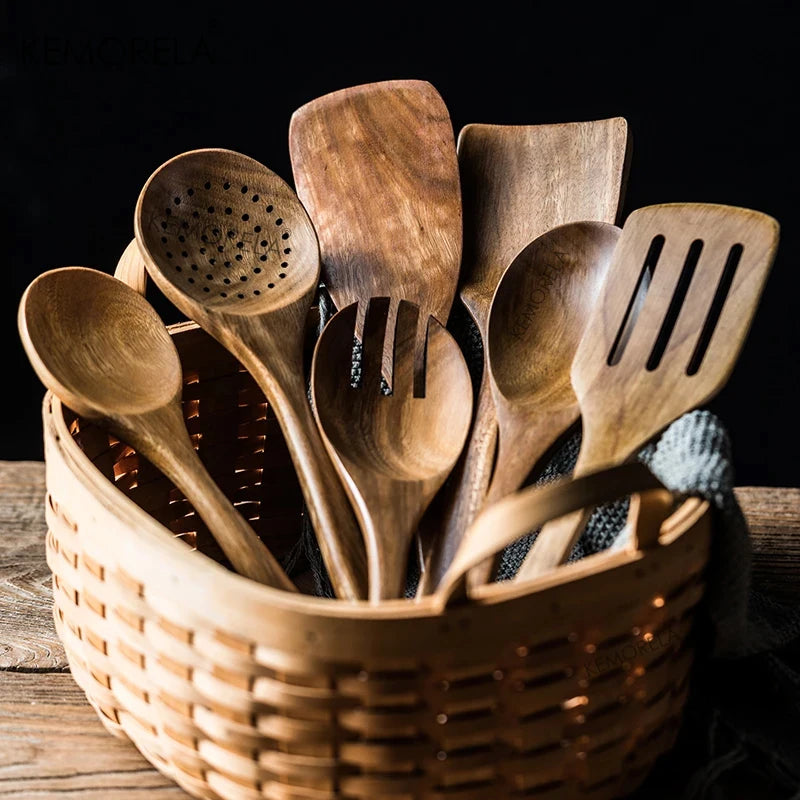 Ensemble de cuillères en bois MAGNIFIQUES