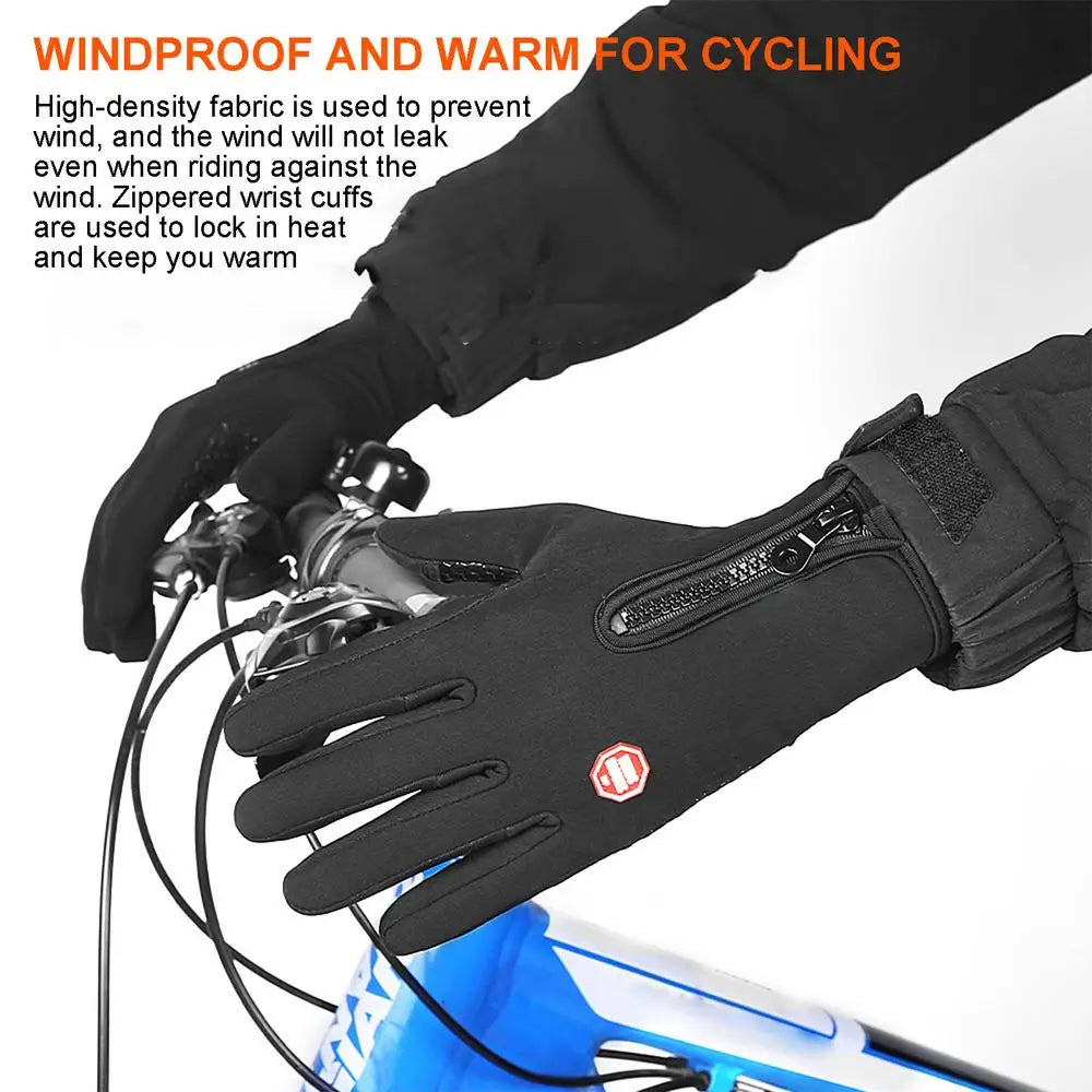 Gants chauffants USB portables pour le cyclisme, mitaines métropolitaines, chauffe-mains, rechargeables, hiver