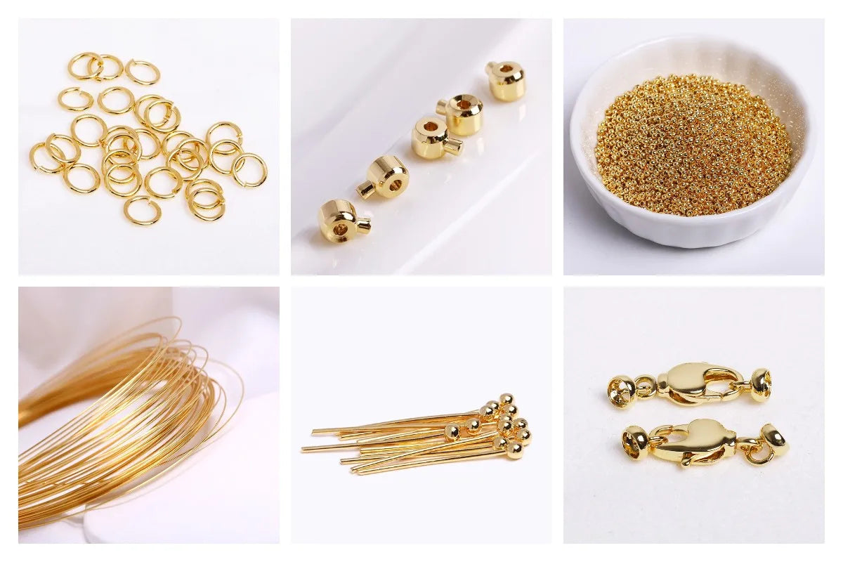 Fils de Boucles d'Oreilles Plaqués Or 18K, Crochet d'Oreille, Fermoir, Fournitures pour Bijoux, Accessoires de Bricolage