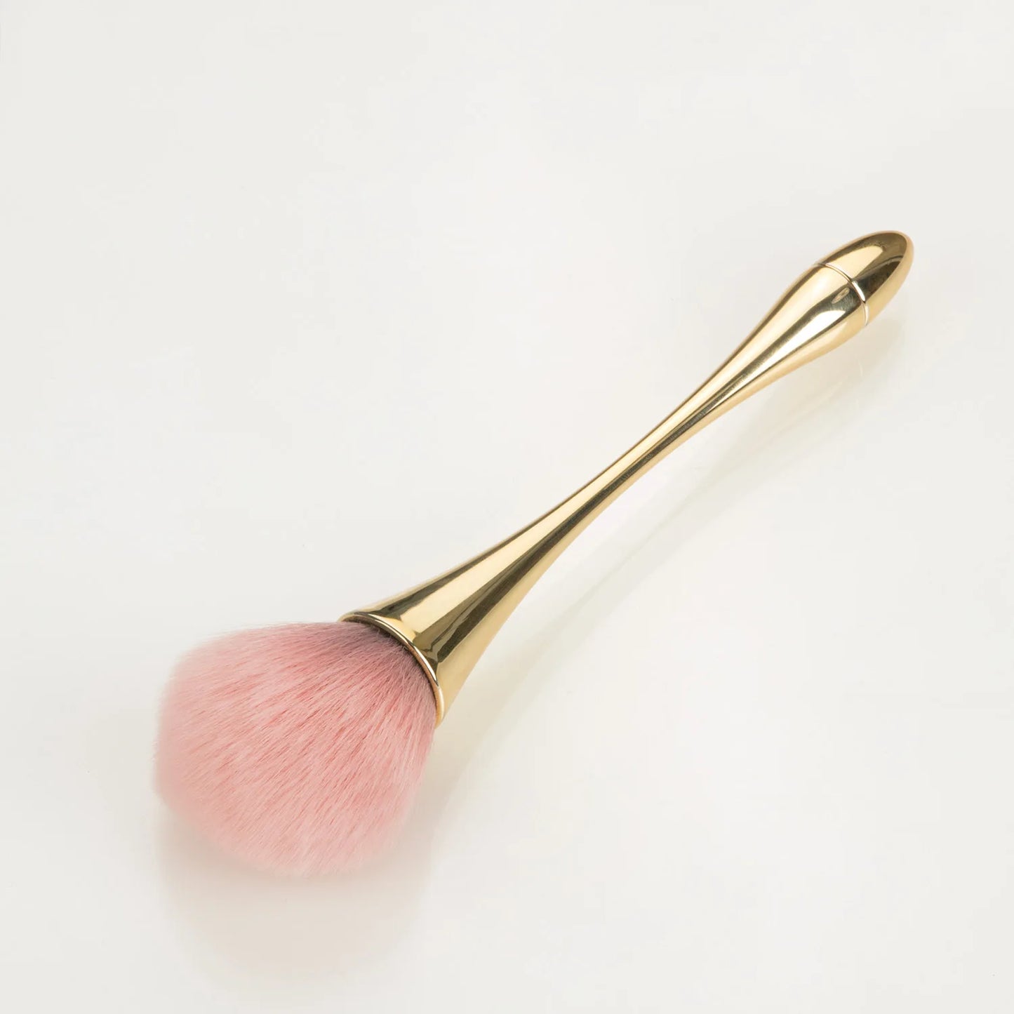 Pinceau de maquillage professionnel en poudre or rose, accessoire cosmétique pour le visage