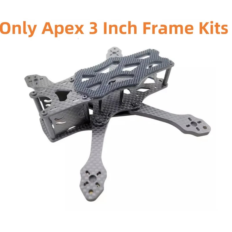 APEX-Kit de cadre en fibre de carbone pour mini importateur, housse de protection des bras, 3 pouces, 150mm, 150 W, épaisseur 4mm, adapté pour FPV Racing Quadcopter